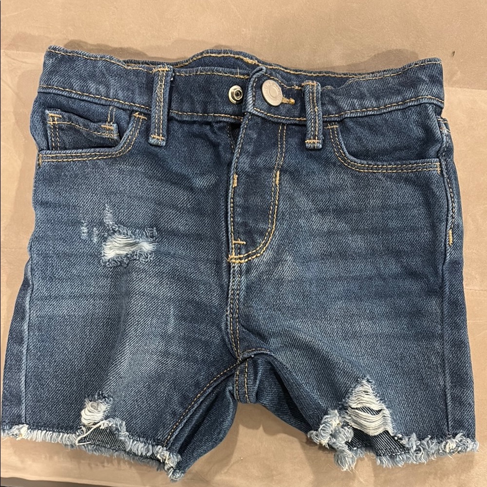 Old Navy Blue Distressed Denim Shorts